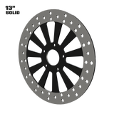 Elliptical Illusion 13" solid rotor in black