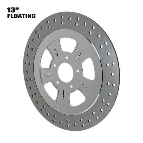El Toro 13" floating rotor in polished