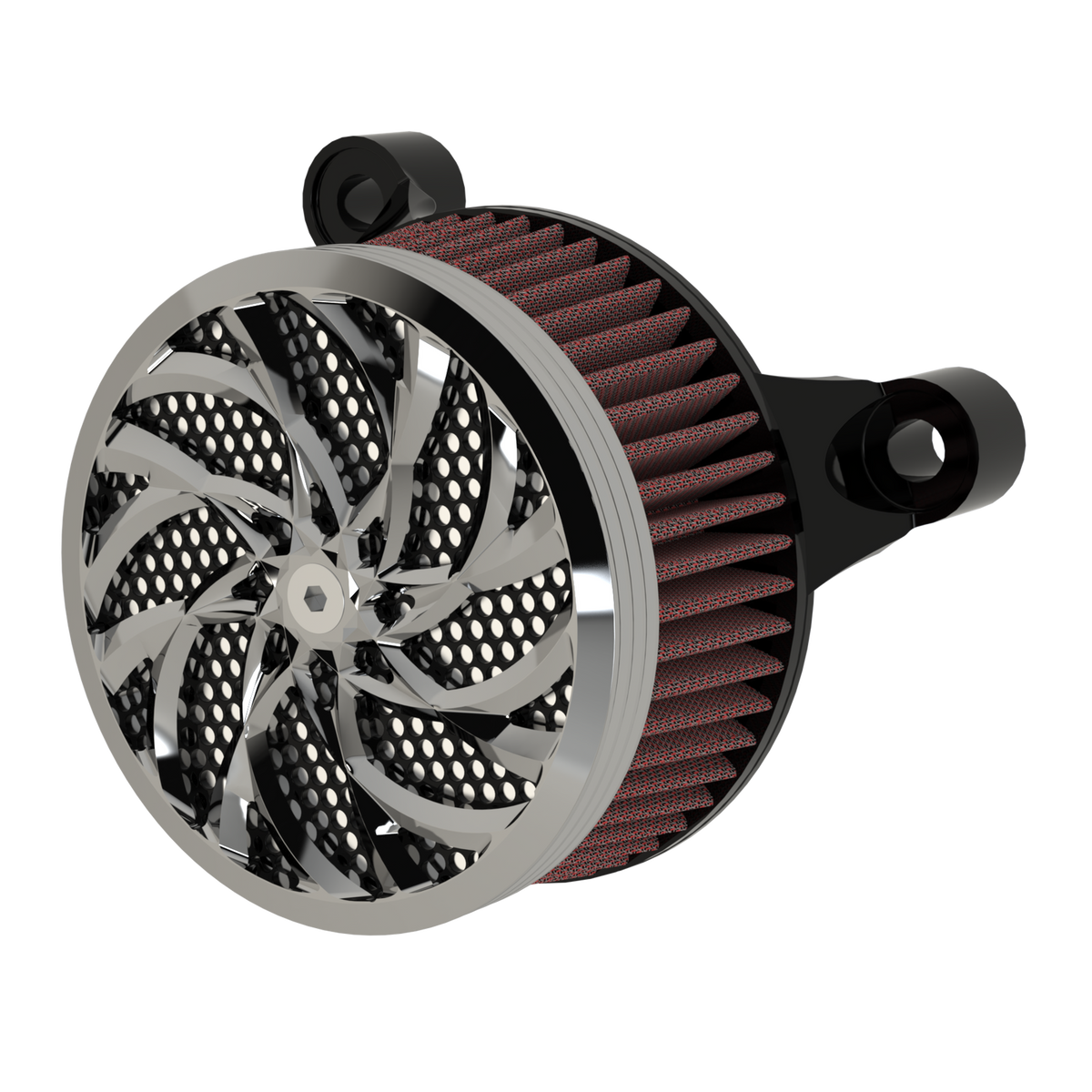 El Kurwa air cleaner in chrome