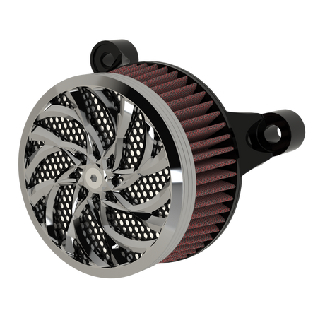 El Kurwa air cleaner in chrome