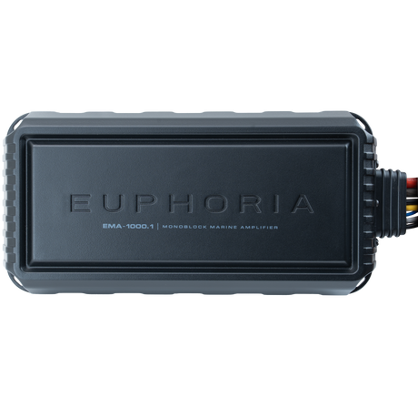 Euphoria EMA-1000.1 : Marine Mono Class D amplifier includes matched wire harness & remote set