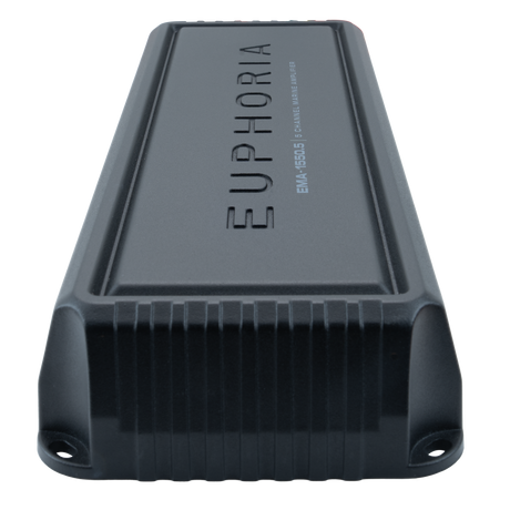 Euphoria EMA-1550.5 : Marine 5-channel Class D amplifier includes matched wire harness & remote set