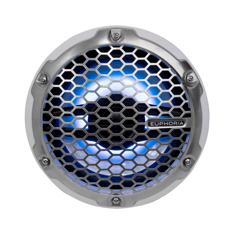 Euphoria ERMS65 : 6.5" Reference Marine Loudspeaker with RGB Accent Lighting (1 Pair)
