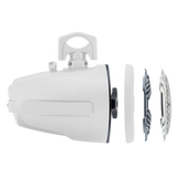 Euphoria ERMT77-W : 7.7" REFERENCE MARINE TOWER SPEAKER W/ RGB ACCENT LIGHTING - WHITE - Sold as Pair