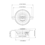 Euphoria ES3 35 : 3.5" 2-Way Loudspeaker (1 Pair)