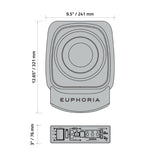 Euphoria EPSW8 : 8" Underseat Active Subwoofer