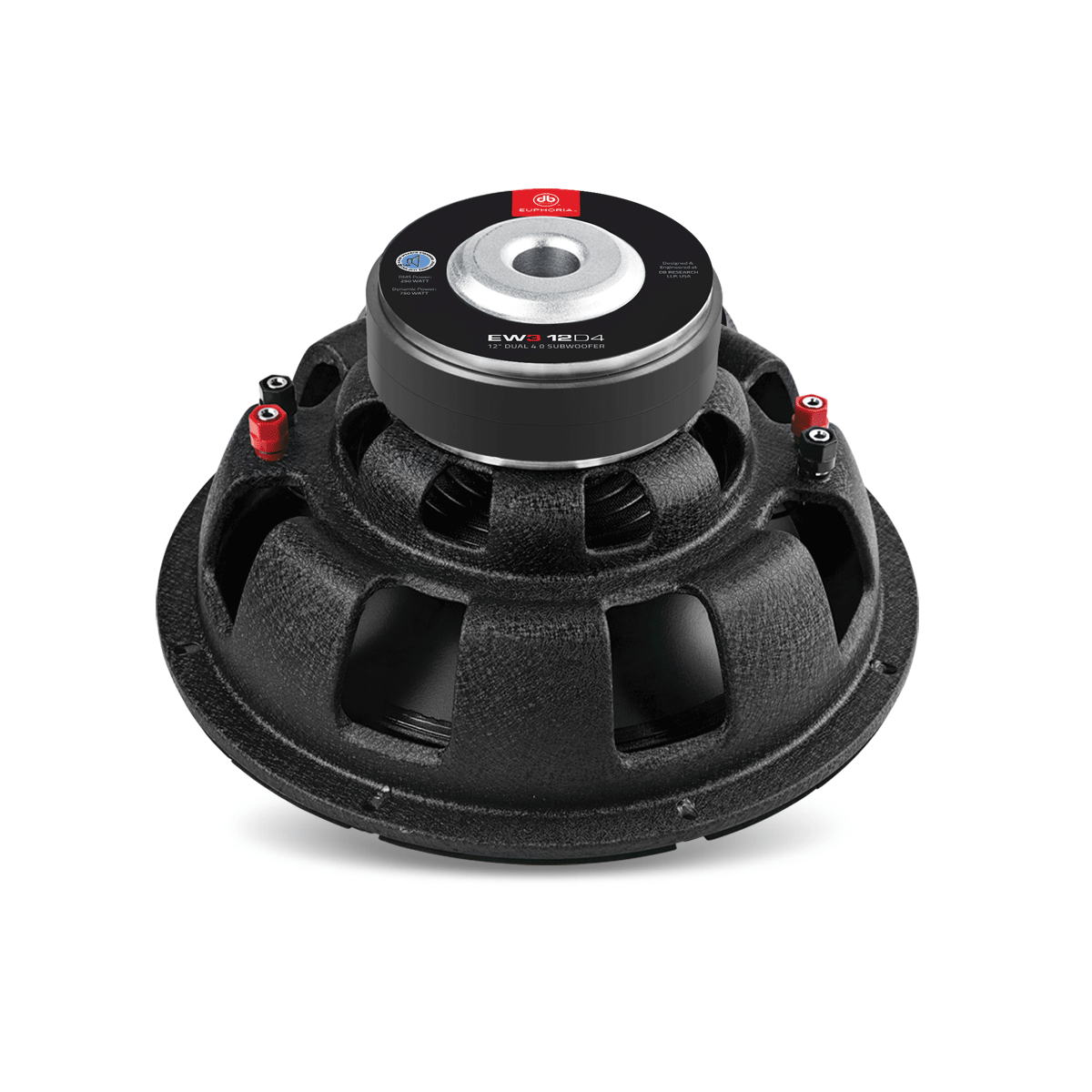 Euphoria EW3 10D4 : 10" Dual 4-Ohm Subwoofer