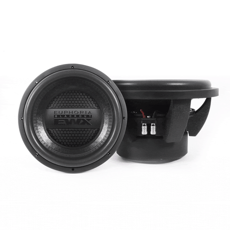Euphoria EWXB12D2 : 12" Dual 2-Ohm Subwoofer Black Out Edition