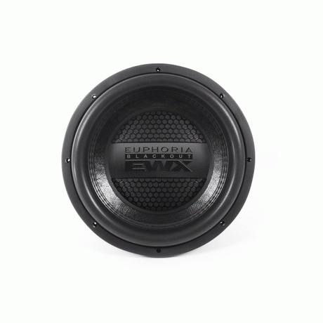 Euphoria EWXB12D4 : 12" Dual 4-Ohm Subwoofer Black Out Edition