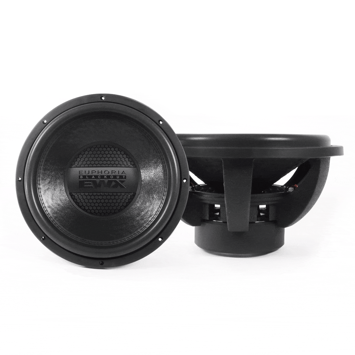 Euphoria EWXB15D2 : 15" Dual 2-Ohm Subwoofer Black Out Edition