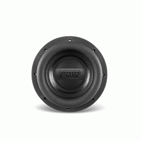 Euphoria EWXB8D2 : 8" Dual 2-Ohm Subwoofer Black Out Edition