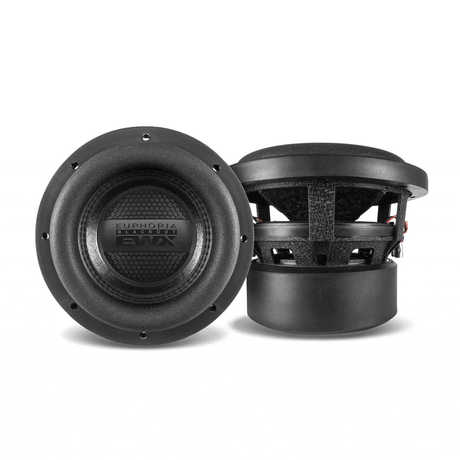 Euphoria EWXB8D4 : 8" Dual 4-Ohm Subwoofer Black Out Edition