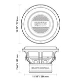 Euphoria EWXC12D4 : 12" Dual 4-Ohm Competition Subwoofer