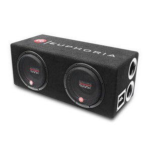 Euphoria EWXPW8-2B : Dual 8" Subwoofer Bass Crate Enclosure