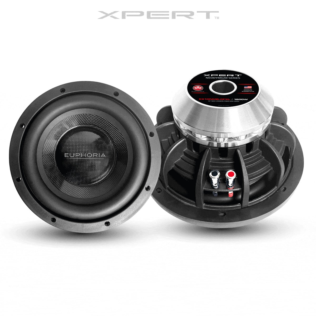 Xpert EX10NMB-CFXL : Limited Edition Carbon Fiber 10 in. Midbass