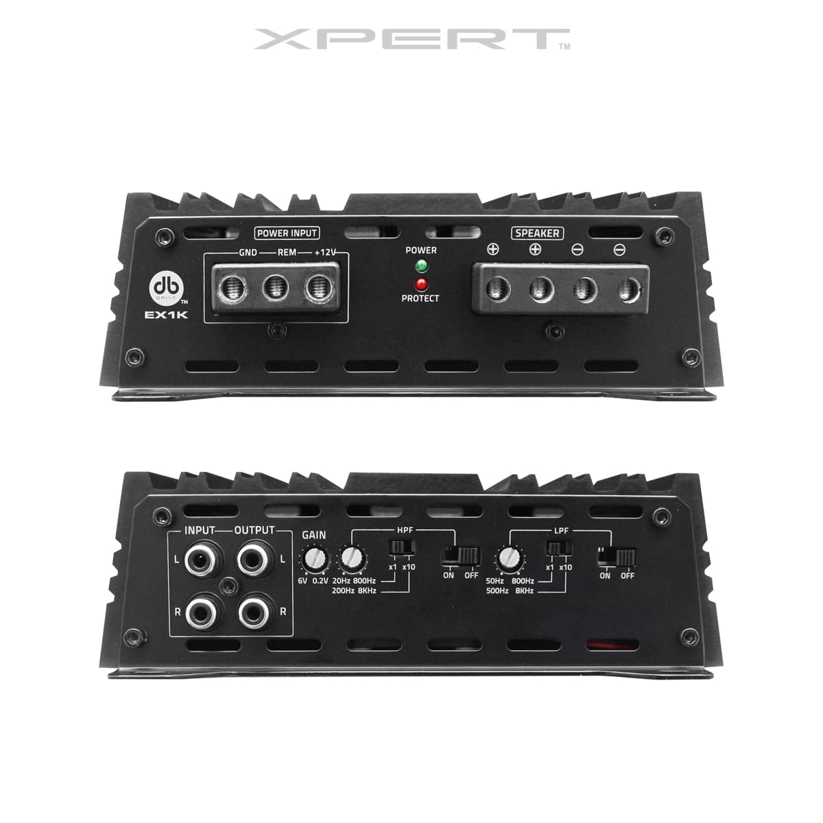Xpert EX1K : Full Range Class D Mono Power Sports Amplifier