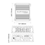 Xpert EX4 : Full Range Class D 4 Channel Power Sports Amplifier