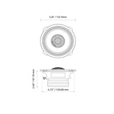 Xpert EX5NPS-CF : 5.25" 2-way NEO Carbon Fiber Point Source Loudspeaker