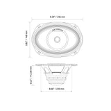 Xpert EX69NCD : NEO 6"×9" 2-way W/Rear Loaded Compression Driver (1 Pair)