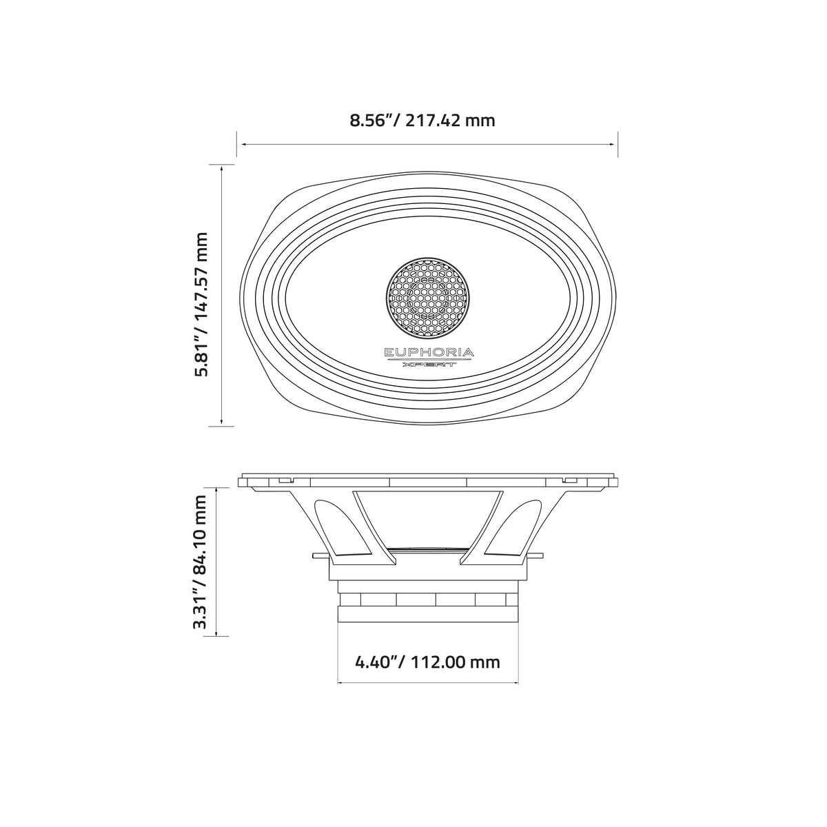 Xpert EX69NCX : NEO 6"×9" 2-Way Loudspeaker (1 Pair)