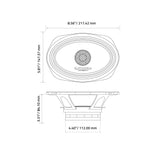 Xpert EX69NCX : NEO 6"×9" 2-Way Loudspeaker (1 Pair)