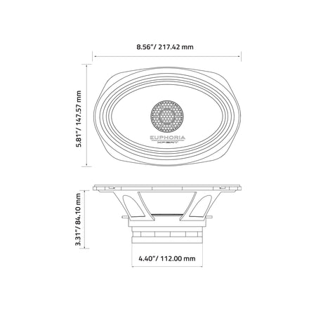 Xpert EX69NCX : NEO 6"×9" 2-Way Loudspeaker (1 Pair)