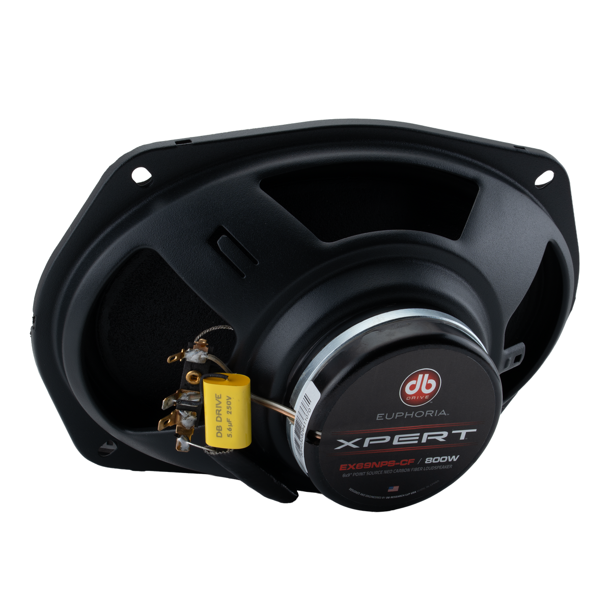 Xpert EX69NPS-CF : 6"×9" 2-way NEO Carbon Fiber Point Source Loudspeaker
