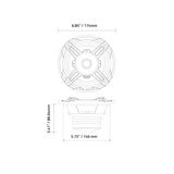 Xpert EX6NCD : 6.5 in. 2-Way NEO Loudspeaker W/ Back Mounted Compression Driver