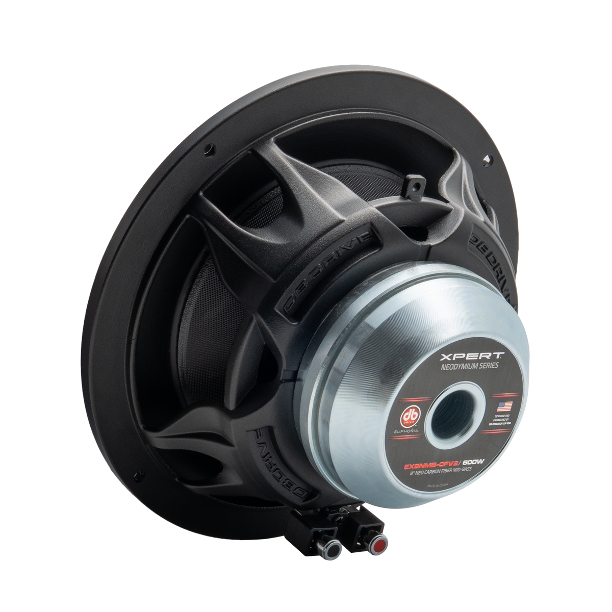 Xpert EX8NMB-CFV2 : 8 in. NEO Carbon Fiber MidBass (Sold As Single)