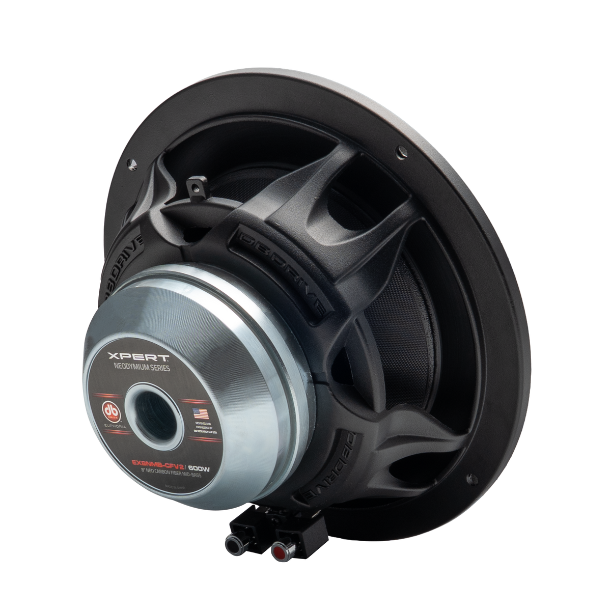 Xpert EX8NMB-CFV2 : 8 in. NEO Carbon Fiber MidBass (Sold As Single)