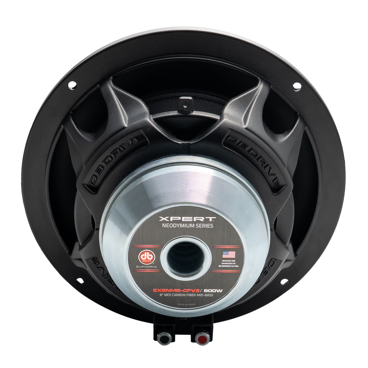 Xpert EX8NMB-CFV2 : 8 in. NEO Carbon Fiber MidBass (Sold As Single)