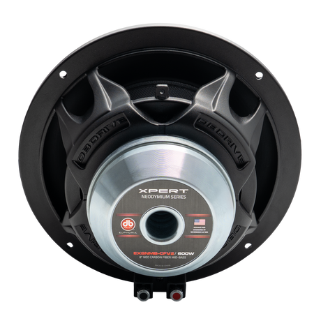 Xpert EX8NMB-CFV2 : 8 in. NEO Carbon Fiber MidBass (Sold As Single)
