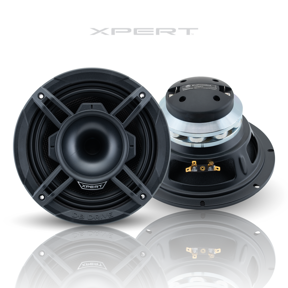 Xpert EX8SNCD-CF : 8 in. 2-Way NEO Carbon Fiber Loudspeaker (1 Pair)