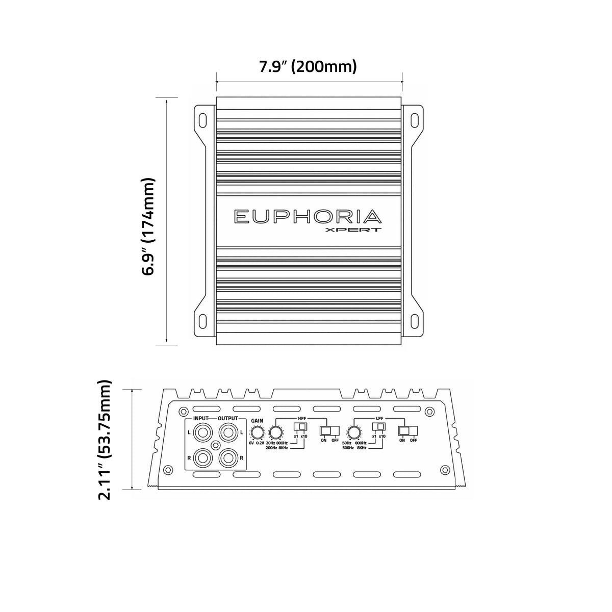 Xpert EX9.2 : 2 Channel Full Range Class D Amp