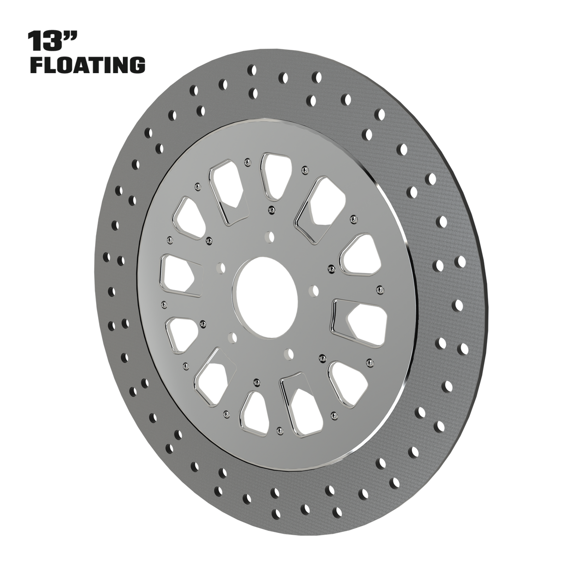 Excalibur 13" floating rotor in polished