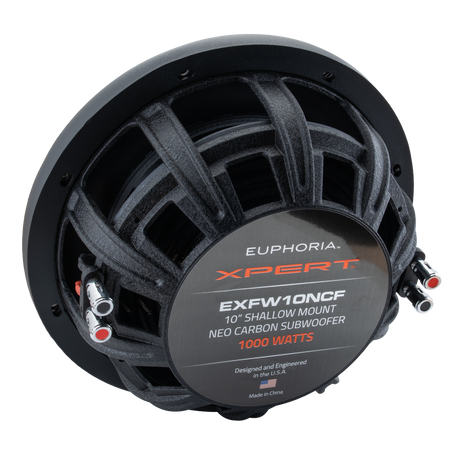Xpert EXFW10NCF : 10 in. NEO Carbon Fiber Shallow Woofer