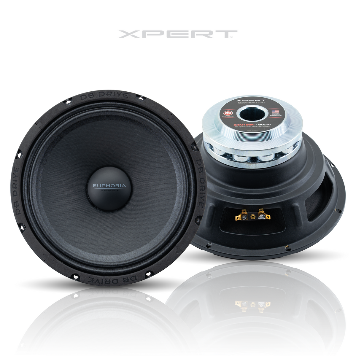 Xpert EXM10SN : 10 in. NEO Midrange - Stamped Frame