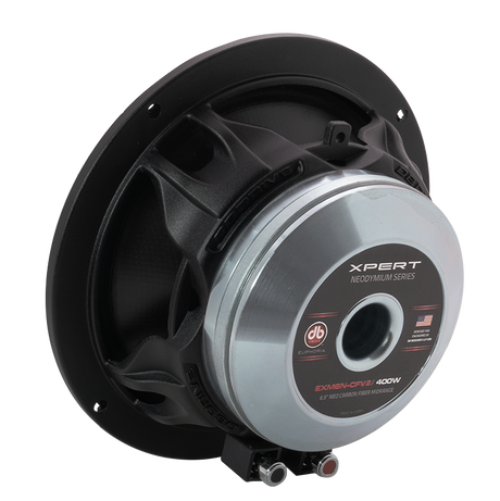 Xpert EXM6N-CFV2 : 6.5 in. NEO Carbon Fiber Midrange (sold as single)