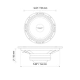 Xpert EXM6NSB : 6.5 in. NEO Sealed Back Midrange