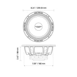 Xpert EXM8N-CF : 8 in. NEO Carbon Fiber Midrange