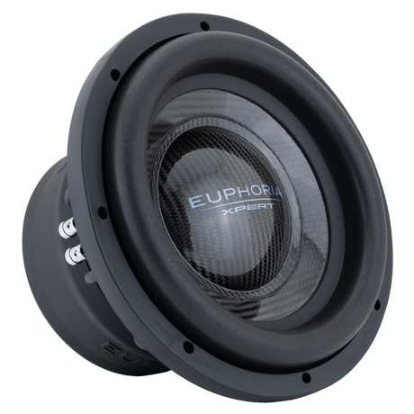 Xpert EXW10CF : 10 in. Dual 2-Ohm Carbon Fiber Subwoofer With Ferrite Magnet