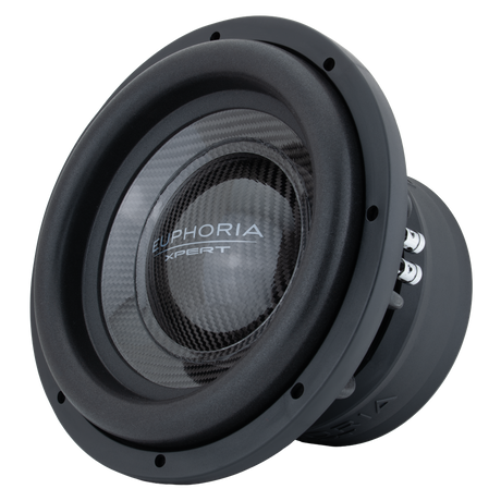 Xpert EXW10CF : 10 in. Dual 2-Ohm Carbon Fiber Subwoofer With Ferrite Magnet
