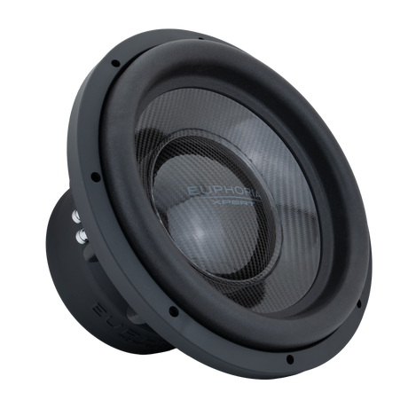 Xpert EXW12CF : 12 in. Dual 2-Ohm Carbon Fiber Subwoofer With Ferrite Magnet