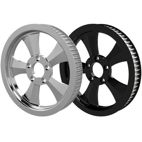 Edge matching pulley