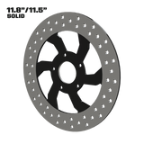 F22 11" solid rotor in black