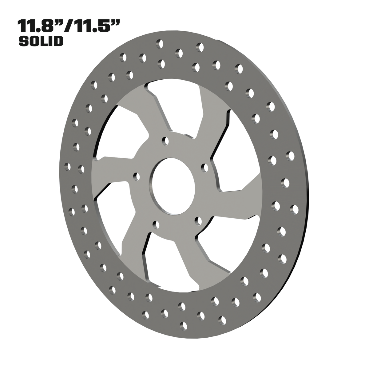 F22 11" solid rotor in polished