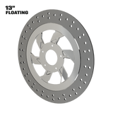 F22 13" floating rotor in polished