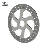 F22 13" solid rotor in polished