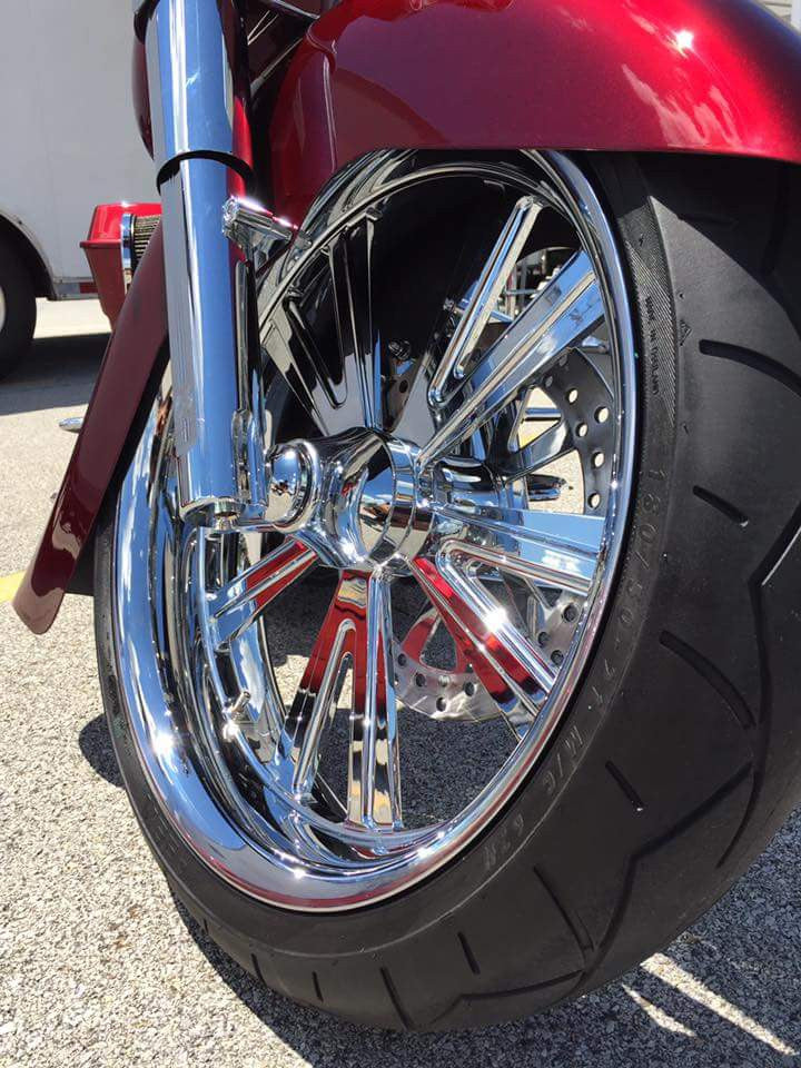 Hot Rod Indian Chrome Wheels