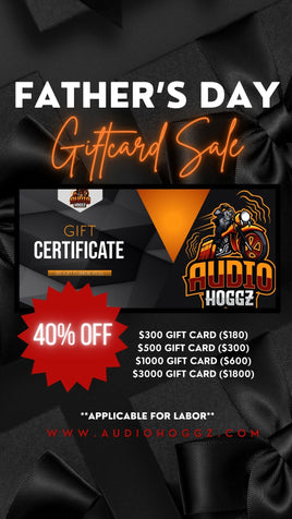 Audio Hoggz Gift Certificate